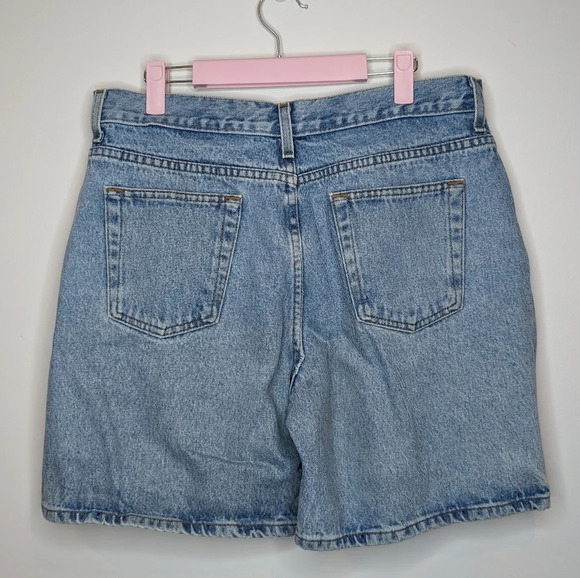 Vintage 90s Bluenotes Denim Jean Shorts Women Junior Size 13 - Picture 2 of 8